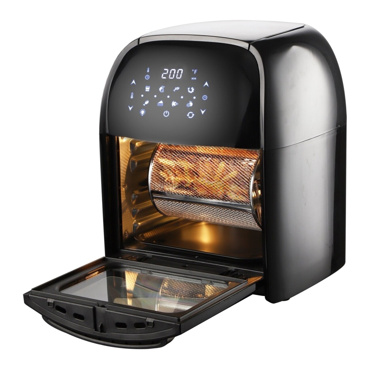 Supersonic National 3-In-1 12 Qt Air Fryer - Dehydrator - Rotisserie Oven (NA-3004AFR)